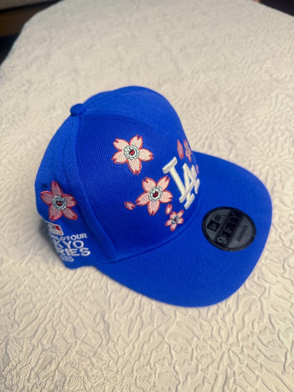 New Era 2025 Tokyo Series x Takashi Murakami LA Dodgers Floral Snapback Hat NWT - Picture 5 of 10